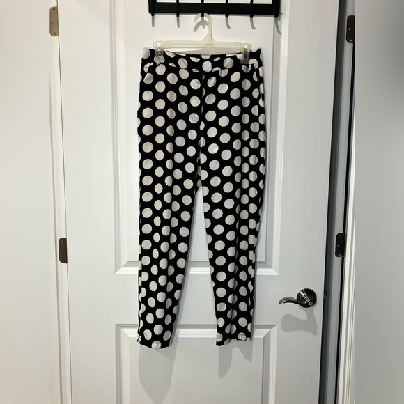 Xhilaration Women's Polka Dot Cropped/Ankle Dress Pants Size 7 - Picture 1 of 12